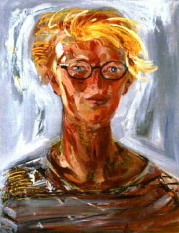 Bild 'Peggy'; Öl auf Leinwand, 1997, Format 140 x 100 cm