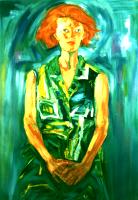 Bild 'Corina'; Öl auf Leinwand, 1997, Format 140 x 100 cm; zum Vergrößern bitte hier klicken!